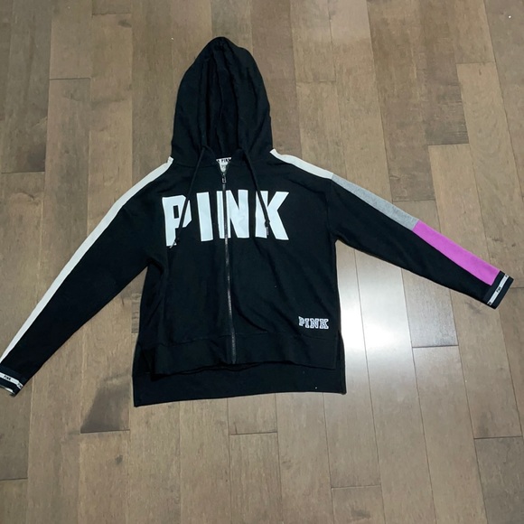 PINK Victoria's Secret Sweaters - PINK zip up sweater